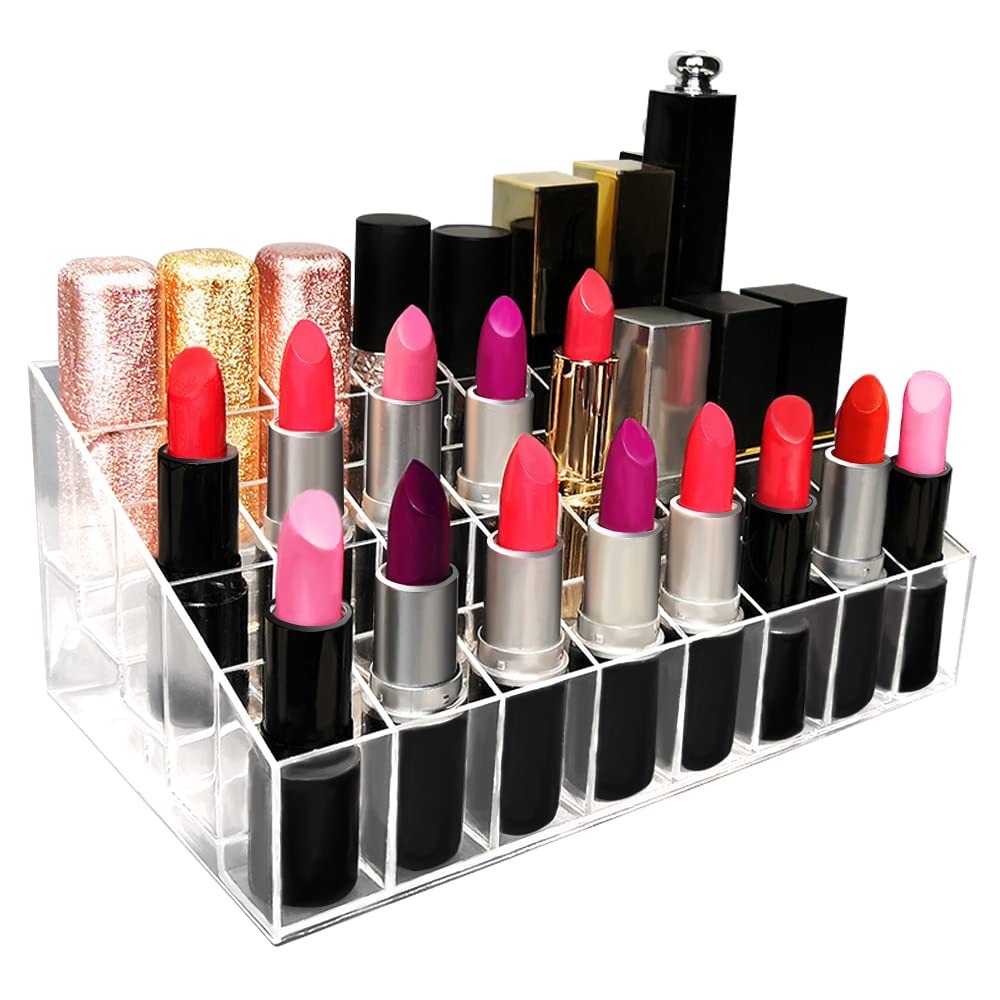 Clear Acrylic Lipstick / Makeup Holder